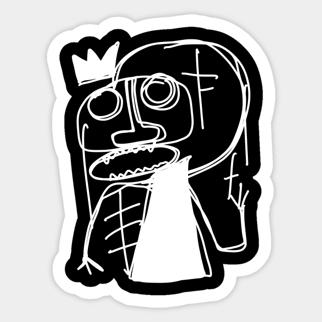 BSQUIAT Sticker by MagnumOpus